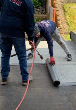 Felt flat roof replacement